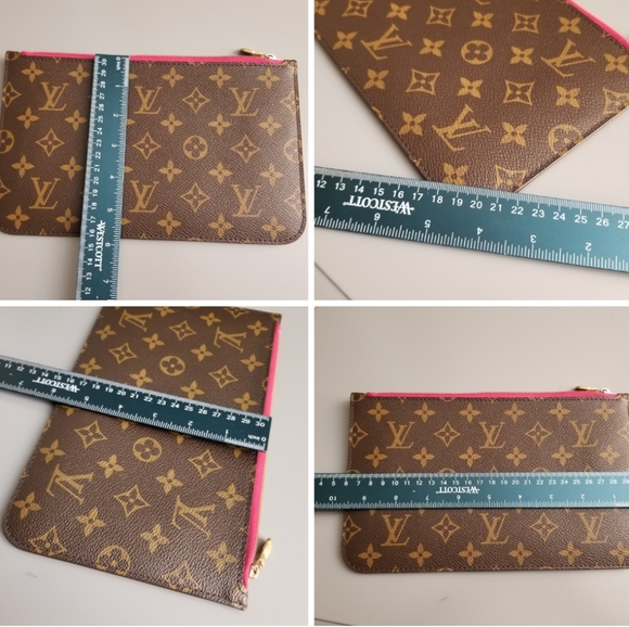 LOUIS VUITTON Classic Monogram Neverfull pouchette - Picture 9 of 13